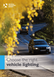 Choose the right vehicle lighting