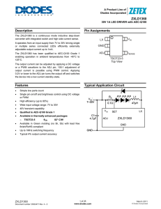 ZXLD1360 - Diodes Incorporated