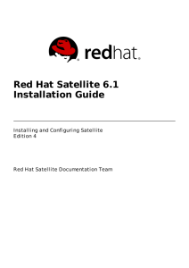 Installation Guide - Red Hat Customer Portal