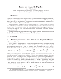 Forces on Magnetic Dipoles - Physics