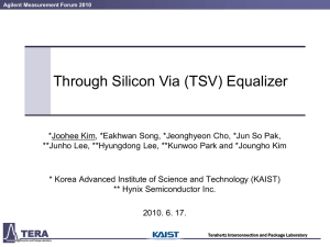 Through Silicon Via (TSV) Equalizer