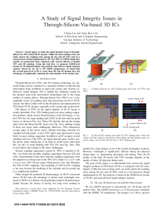 A Study of Signal Integrity Issues in Through-Silicon-Via