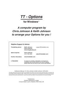TT - Options