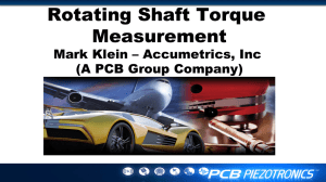 Rotating Shaft Torque Measurement