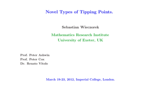 Novel Types of Tipping Points.