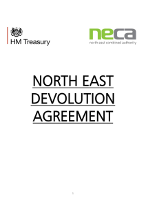 North East devolution agreement