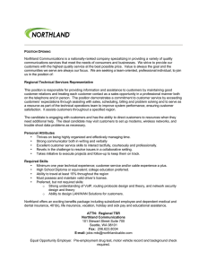 Northland Communications is a nationally
