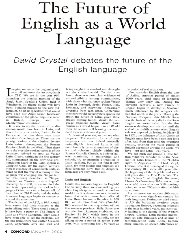 The Future Of English As A World Language