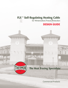 FLXTM self-Regulating Heating Cable