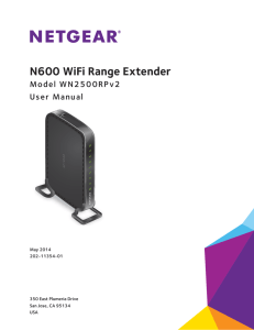 N600 WiFi Range Extender