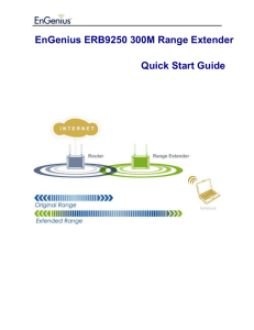 EnGenius ERB9250 300M Range Extender Quick Start Guide