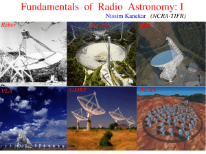 Fundamentals of Radio Astronomy: I