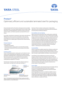 Protact® Optimised, efficient and sustainable laminated steel for