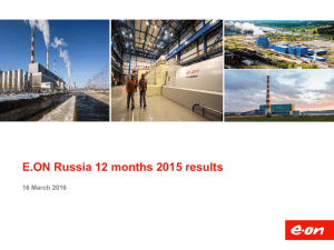 E.ON Russia 12 months 2015 results