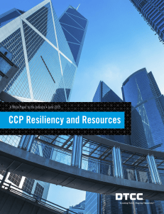 CCP Resiliency and Resources