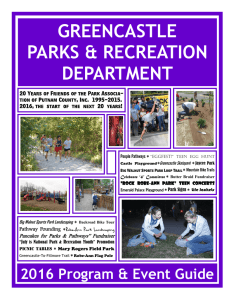 2016 Greencastle Parks and Recreation
