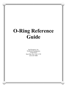 O-Ring Reference Guide
