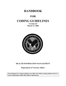 VA Information Research Center (VIReC): VHA Handbook for