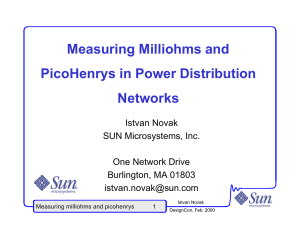 Measuring Milliohms and PicoHenrys in Power