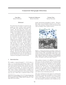 Connected Sub-graph Detection - Journal of Machine Learning