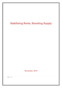 Stabilising Rents, Boosting Supply