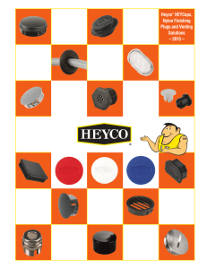 Heyco® HEYCaps, Nylon Finishing Plugs and Venting Solutions