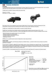 Technical Info - MAP Sensor