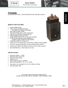 PVD3DIN - PWM Controls Inc.