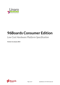 96Boards Consumer Edition Specification