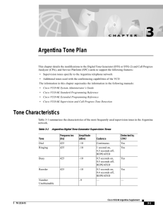 Chapter 3, “Argentina Tone Plan,”
