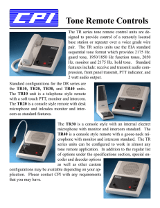 Tone Remote Controls