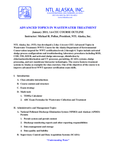 advanced topics in wastewater treatment