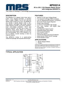 MP6501A - Monolithic Power System