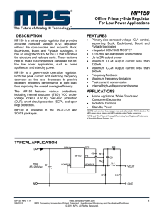 Datasheets - Monolithic Power System