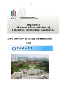 ANHUI UNIVERSITY OF SCIENCE AND TECHNOLOGY AUST