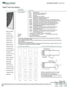 Styled™ Door Face Options