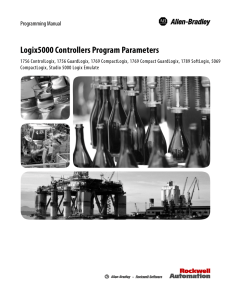 Logix5000 Controllers Program Parameters Programming Manual