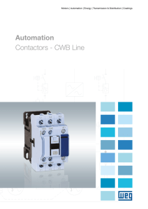 Weg CWB Contactors Catalog