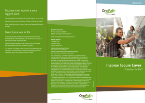 Income Secure Cover