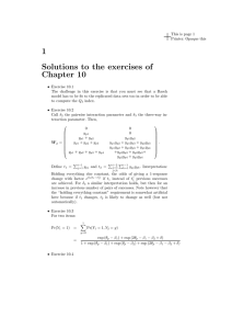 1 Solutions to the exercises of Chapter 10