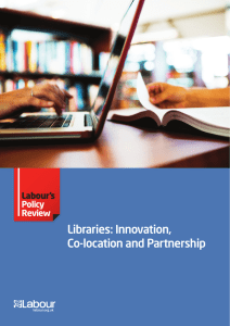 Libraries: Innovation, Co-location and Partnership