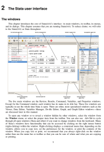 2 The Stata user interface