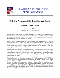 Civil War Veterans of Northeast Tarrant County