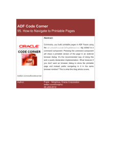 ADF Code Corner: How-to Navigate to Printable Pages