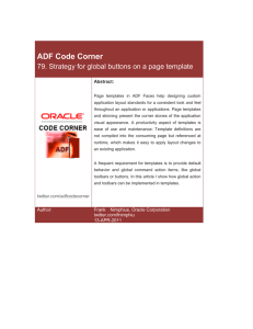 ADF Code Corner: Strategy for global buttons on a page