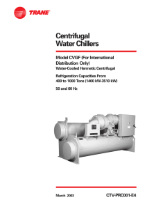 Centrifugal Water Chillers