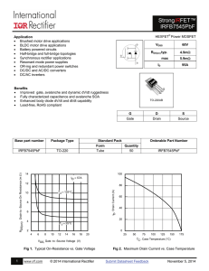 IRFB7545PBF Product Datasheet