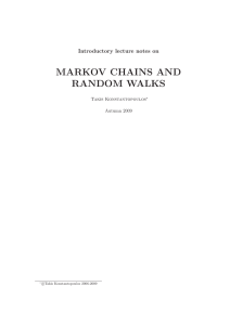 Introductory lecture notes on Markov chains and random walks
