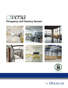 Occupancy and Vacancy Sensors