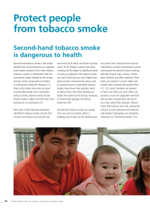 Protect people from tobacco smoke